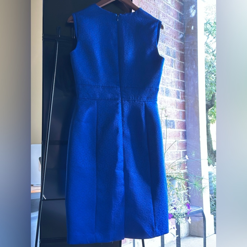 Tahari ASL Blue Midi Dress - Picture 8 of 9